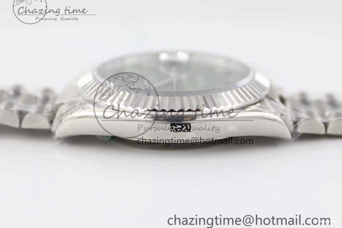 SS 904L Steel 40mm Roman Day Edition Best on 1:1 TWF Green A2836 SS Dial Date Bracelet 0123